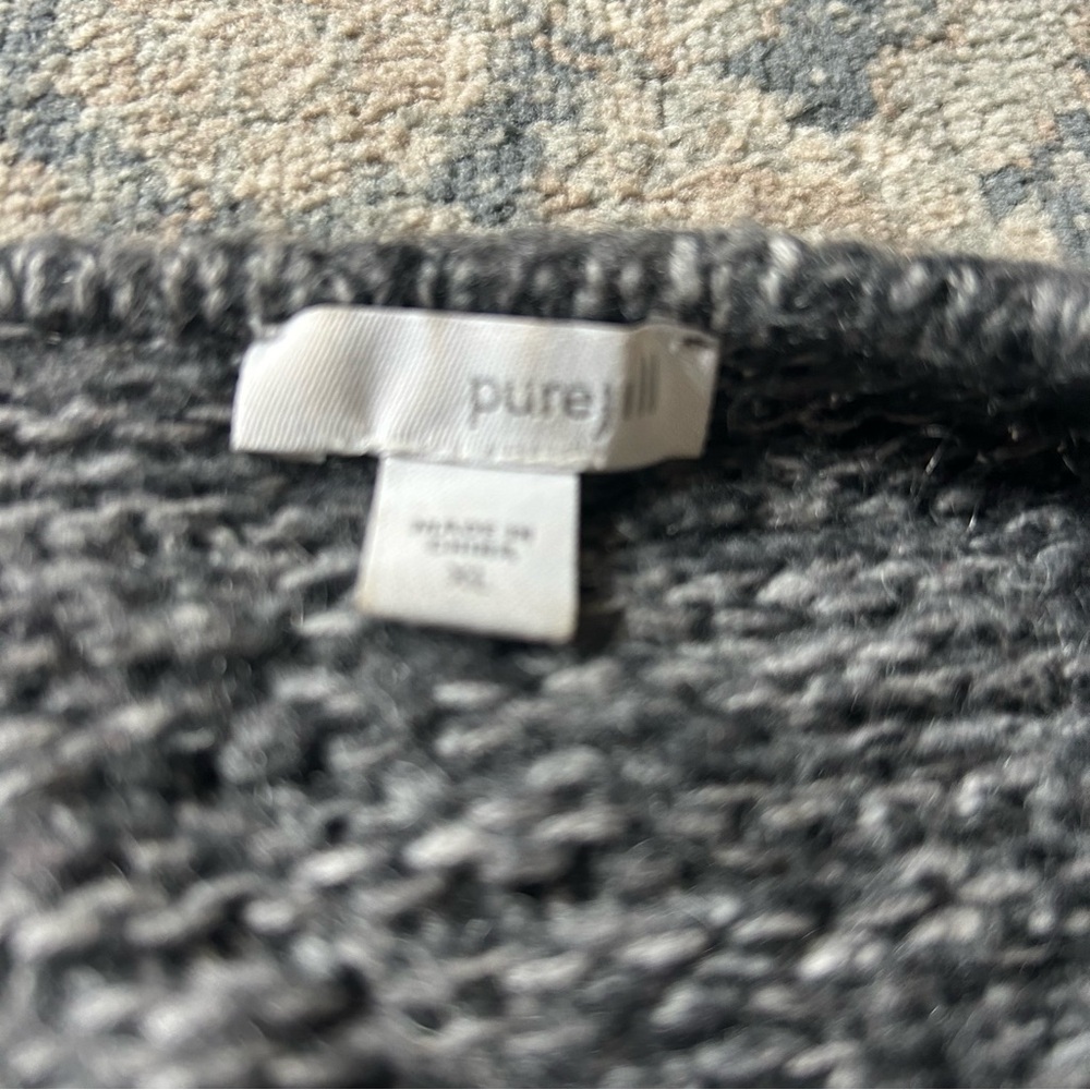 JJill XL Gray Women's Sweater PERFECT CONDITION - Picture 3 of 8